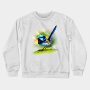 Fine-tailed Wren pretty birdie Crewneck Sweatshirt